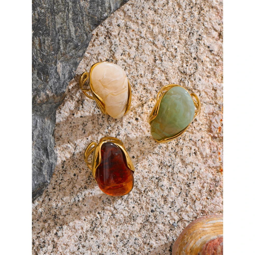 Natural Gemstone Rings