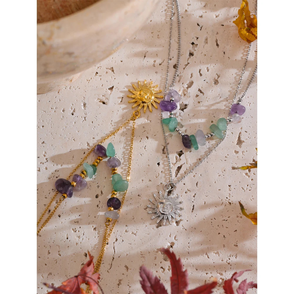 Double-Layer Pastel Necklace