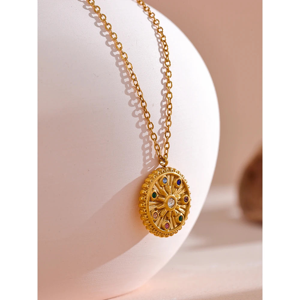 Celestial Medallion Necklace