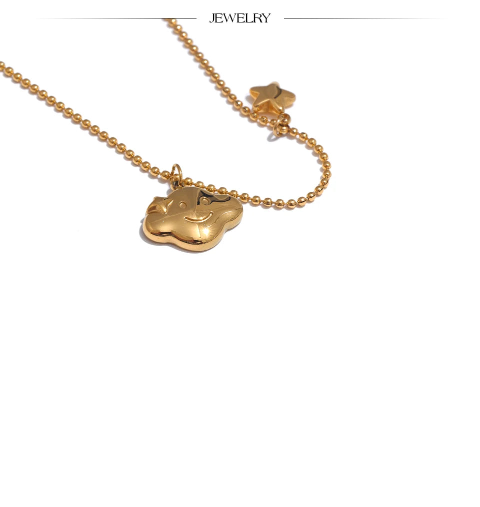 Cloud & Star Necklace