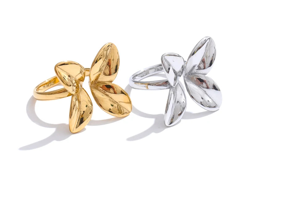 Golden Butterfly Ring