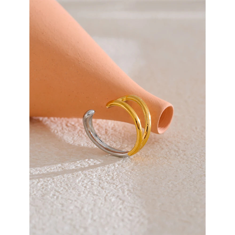Dual Tone Sculpt Ring