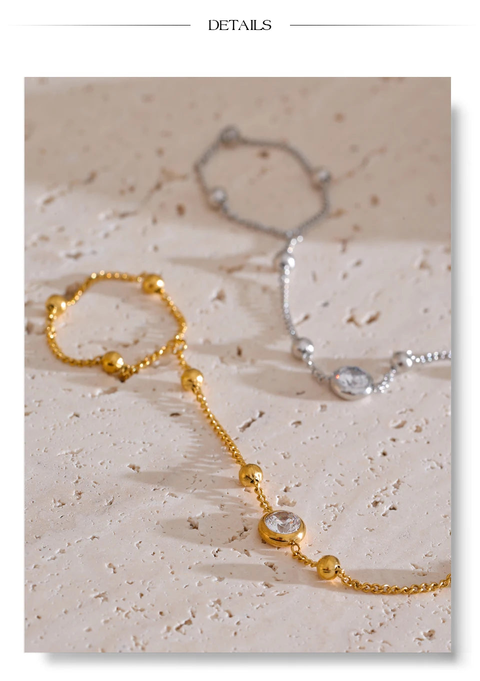 Natural Pearl Hand Chain Finger Bracelet