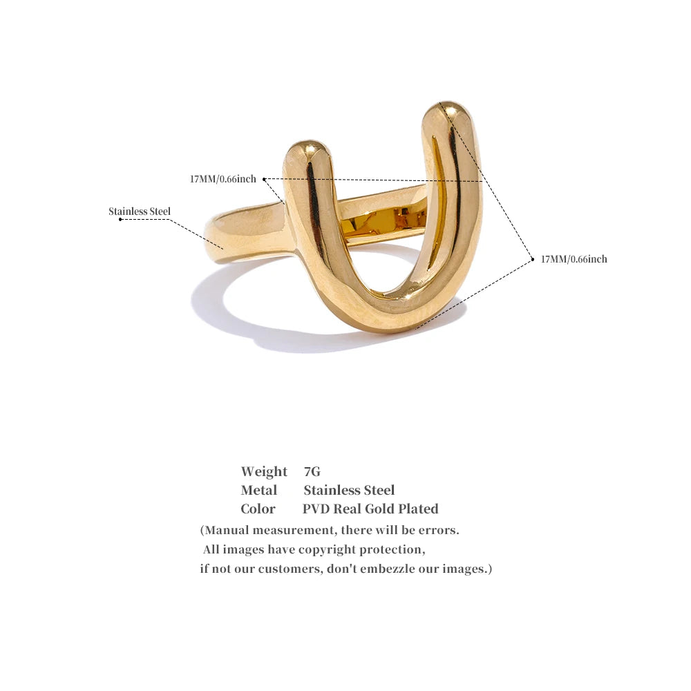 Bold Wave Ring