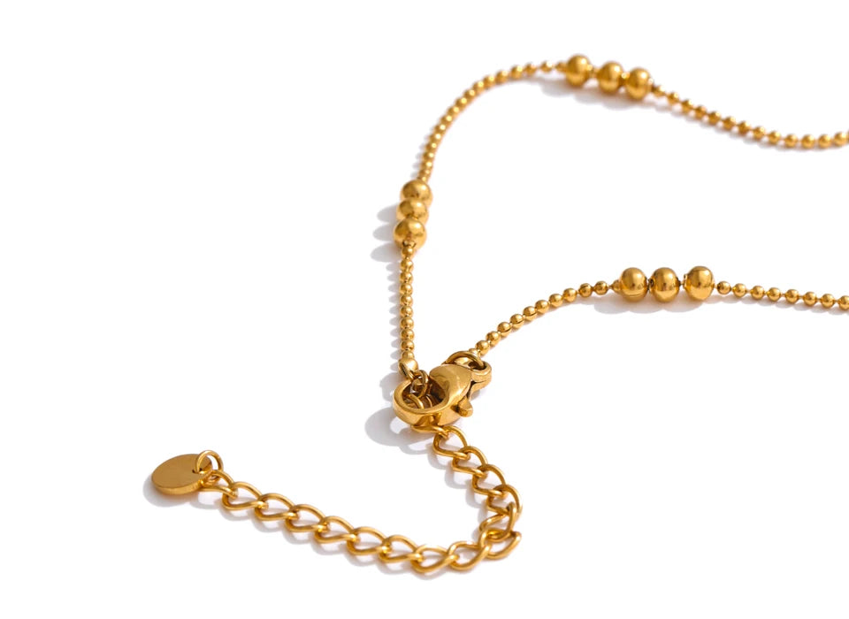 Delicate Gold Chain & Bracelet Set