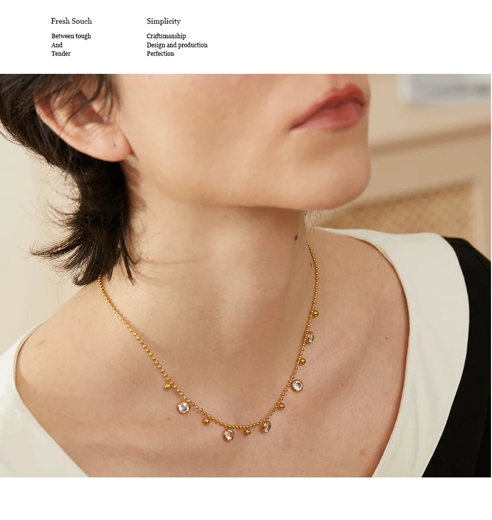 Celestial Drop Necklace