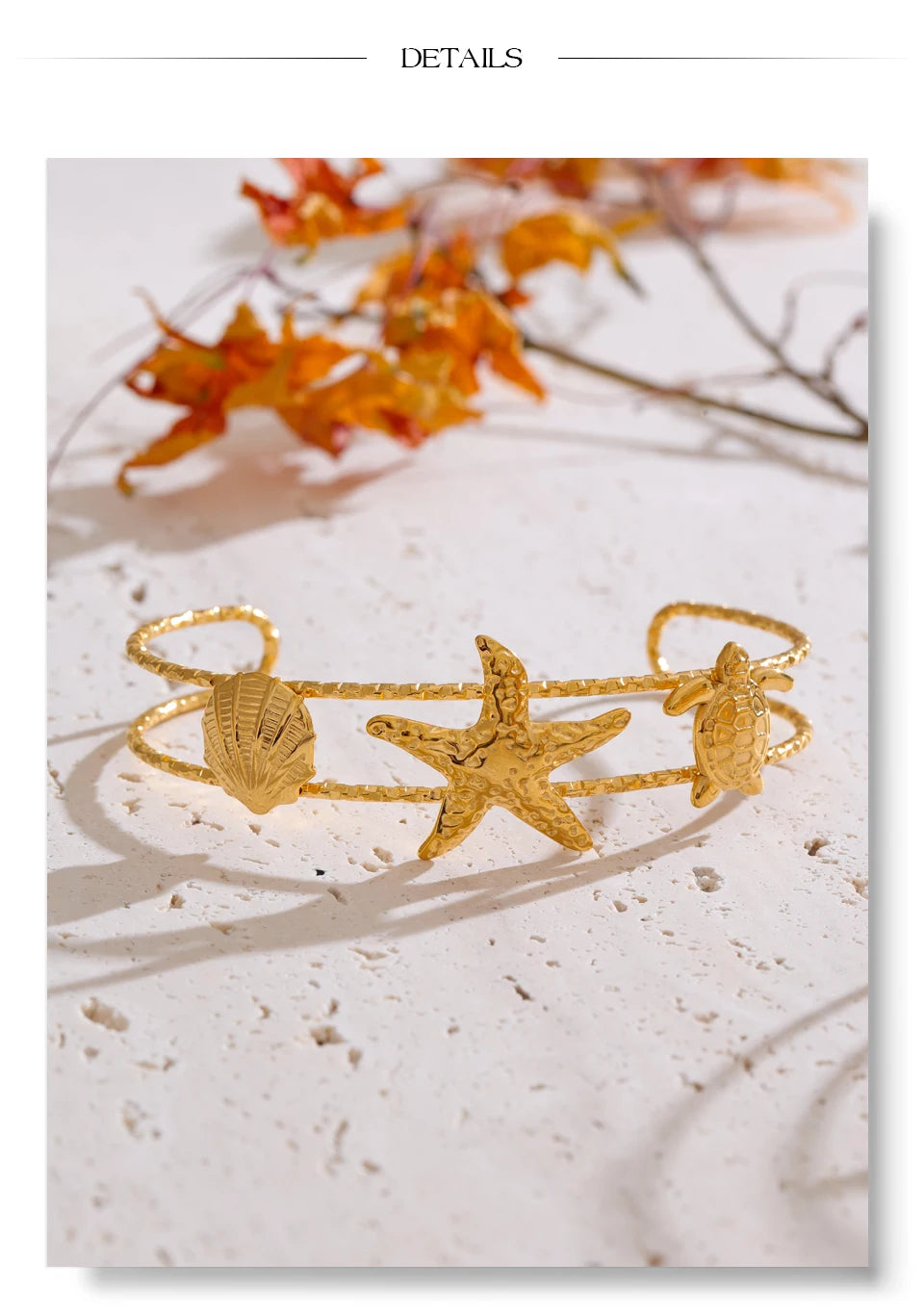 Sun & Star Bangle Bracelet