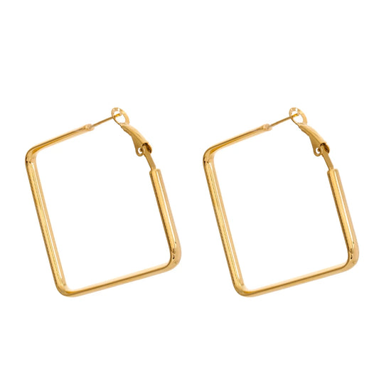 Square Hollow Earrings