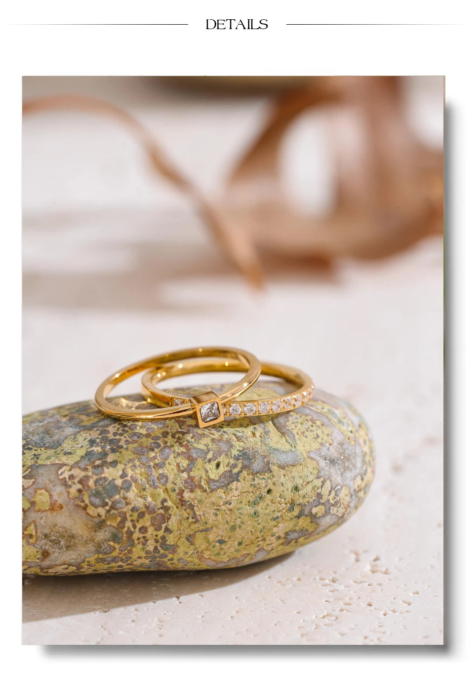 Pavé Double-Band Ring