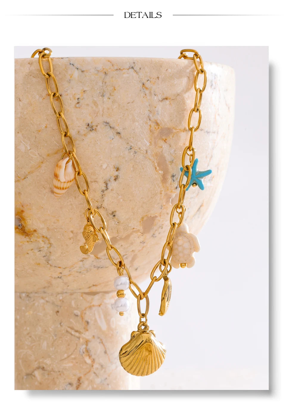 Ocean Treasure Charm Necklace