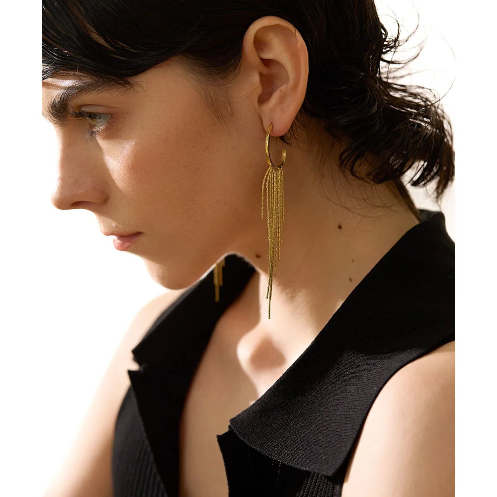 Cascade Chain Earrings