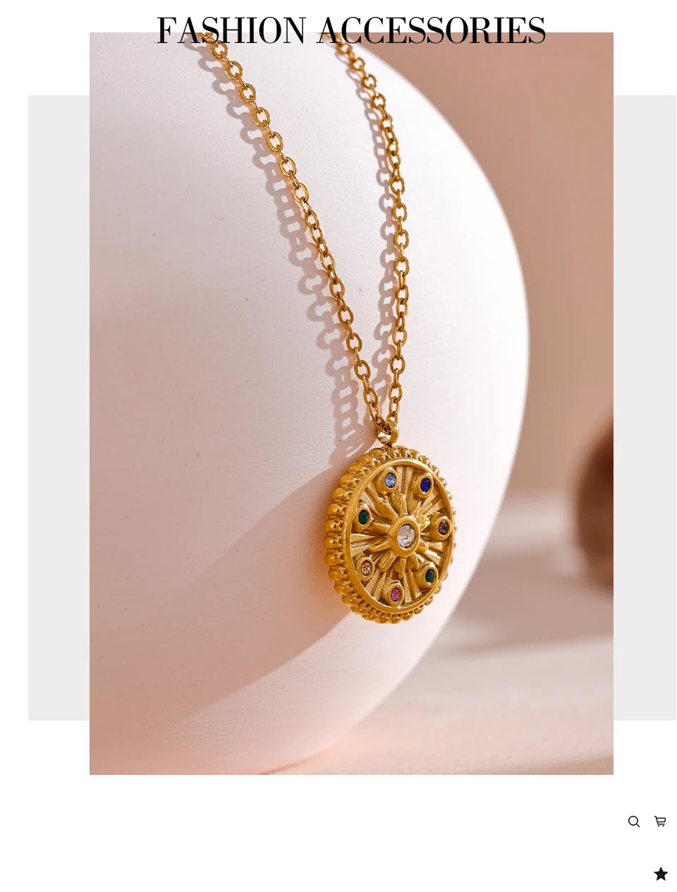 Celestial Medallion Necklace