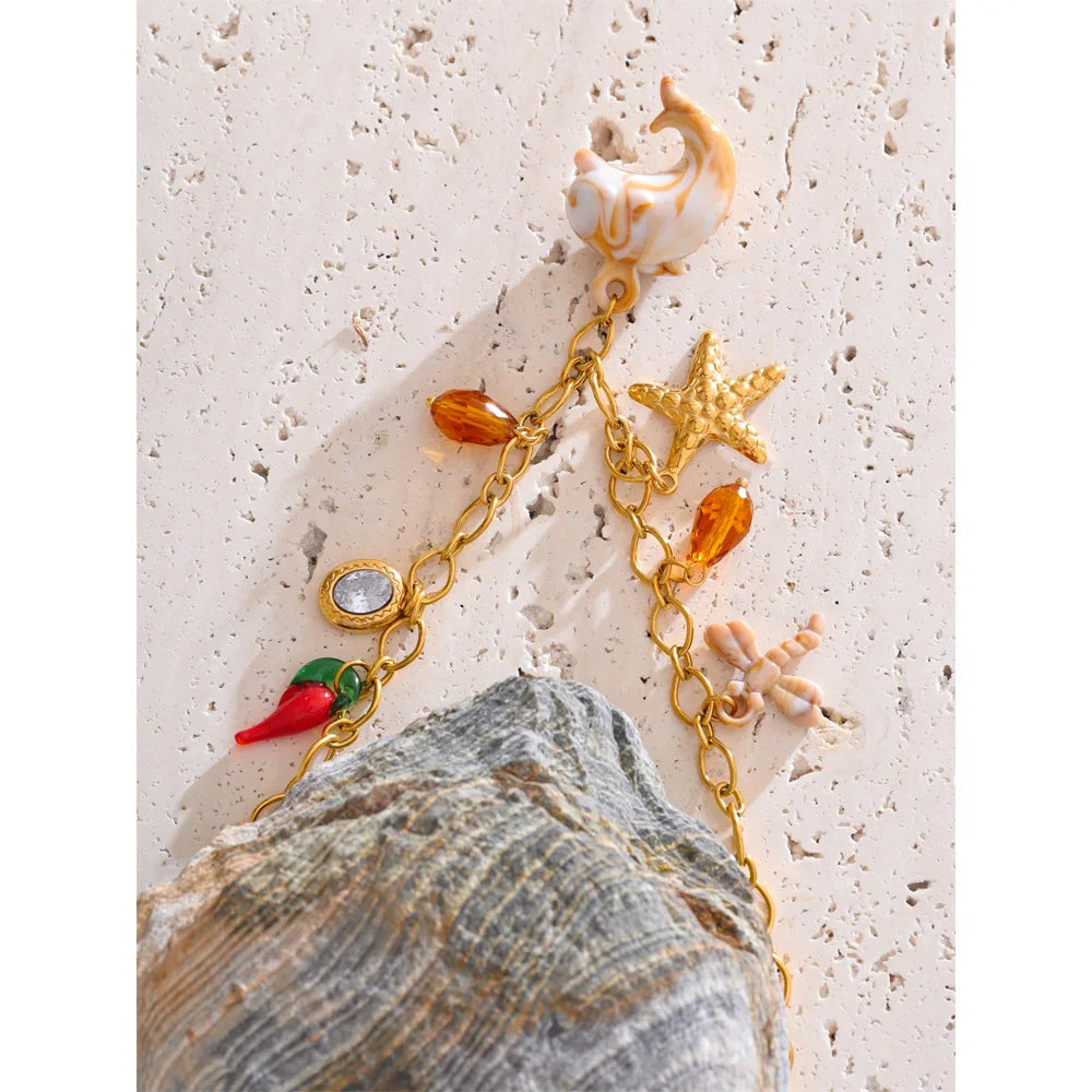 Dolphin Conch Pendant