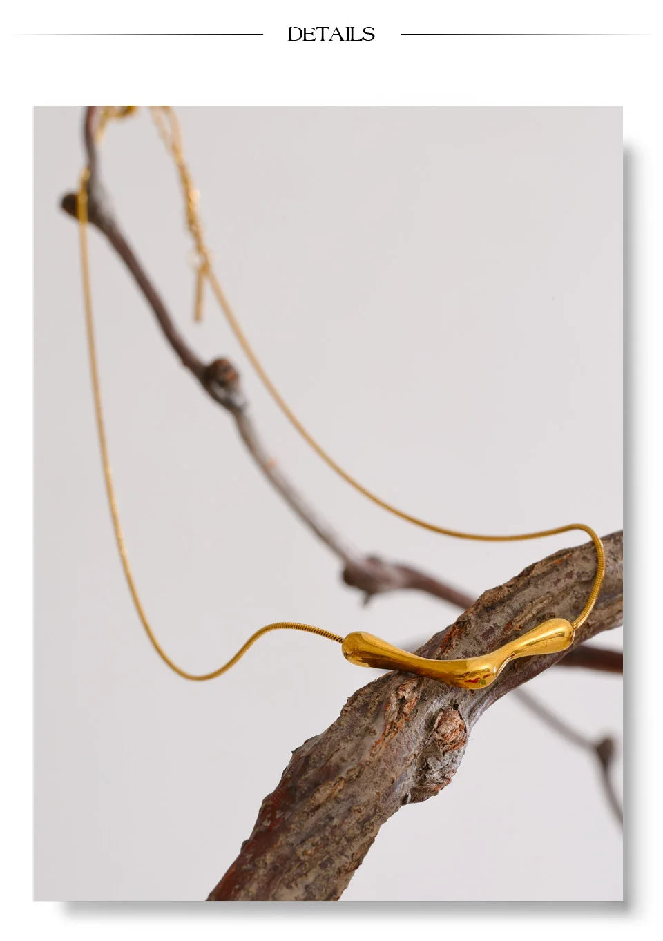 Sculpted Wave Necklace