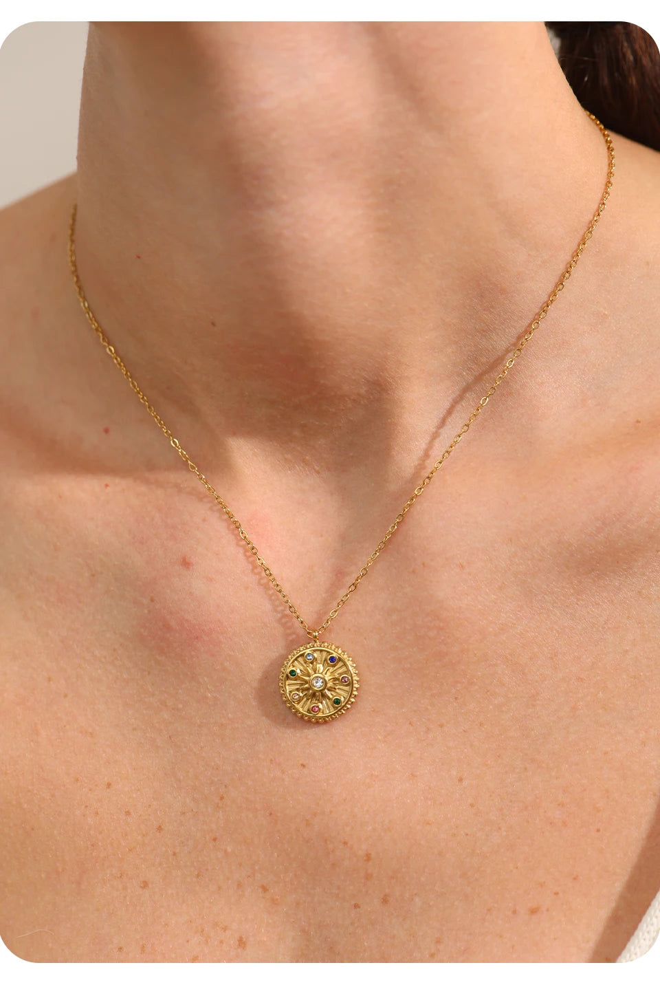 Celestial Medallion Necklace
