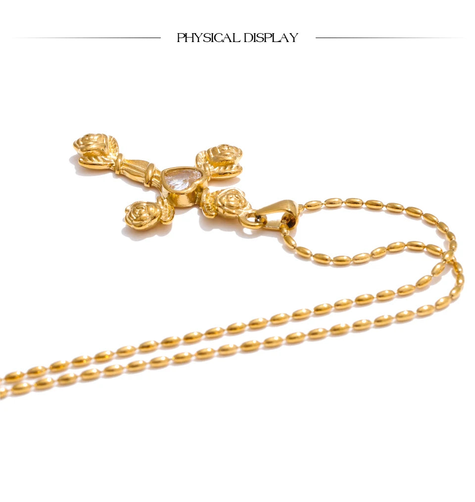 Royal Sacred Cross Necklace