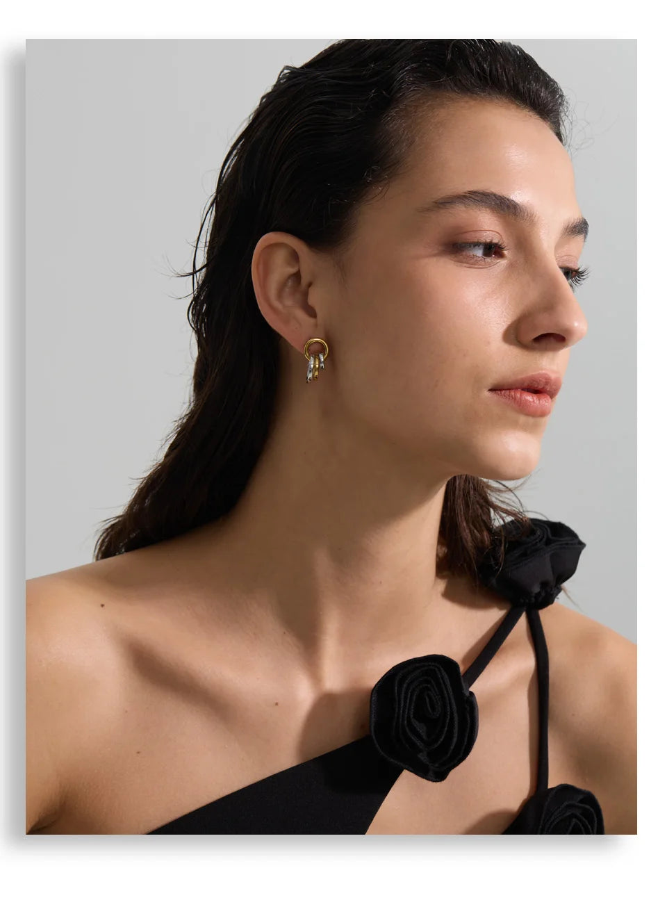 Interlocking Circle Earrings