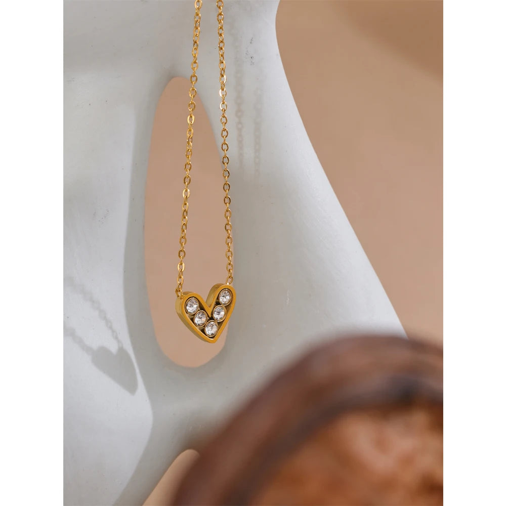 Crystal Heart Necklace