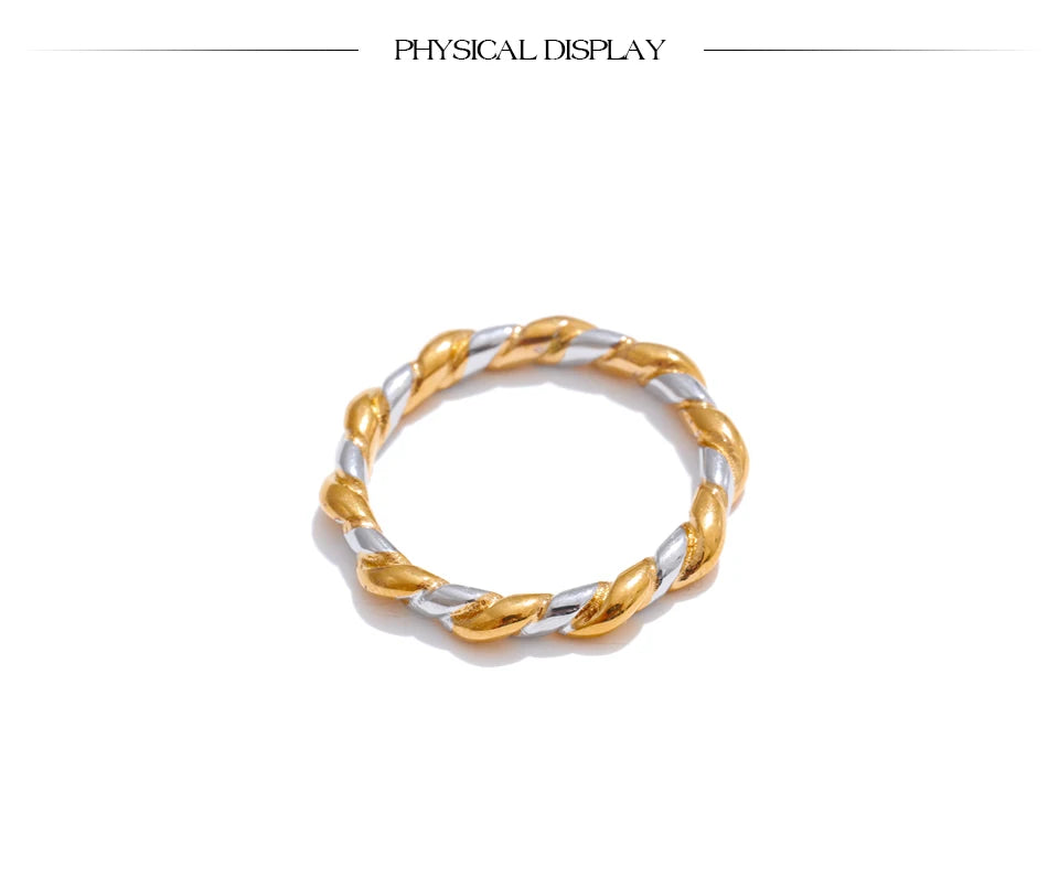 Twisted Elegance Ring