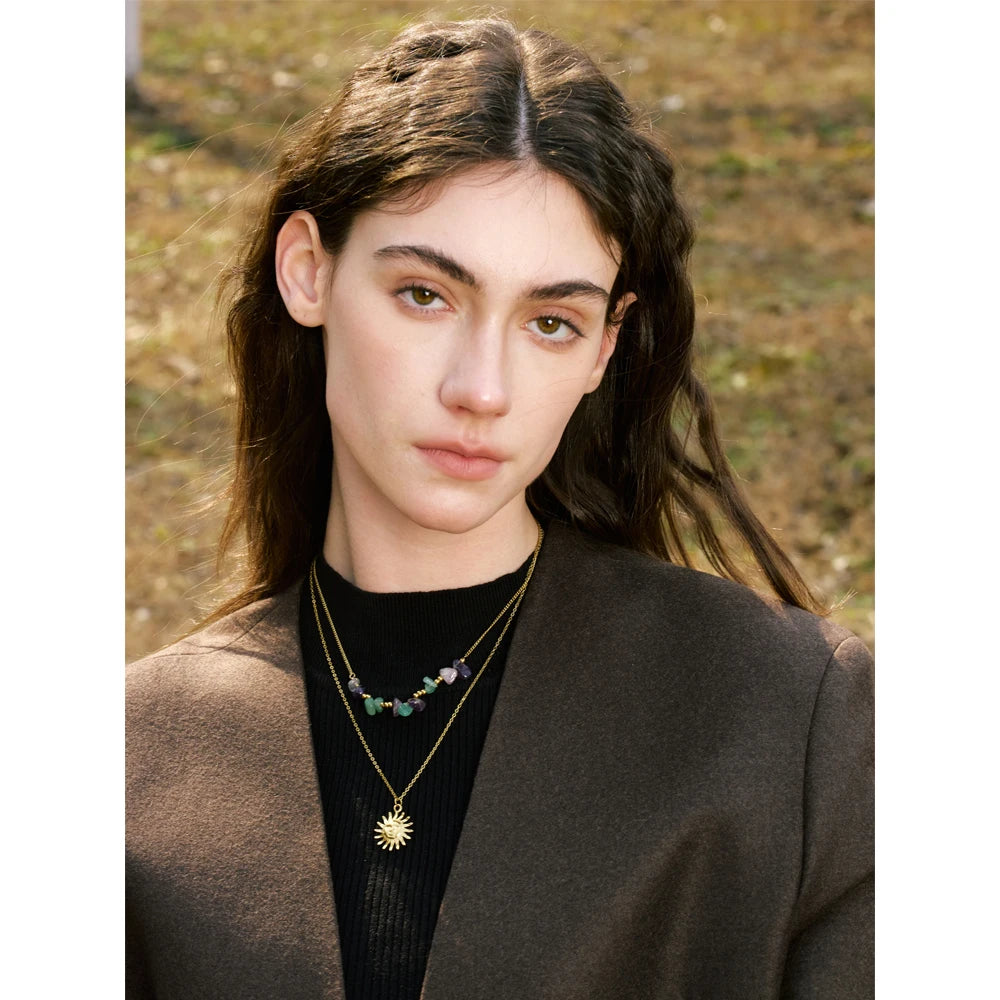 Double-Layer Pastel Necklace