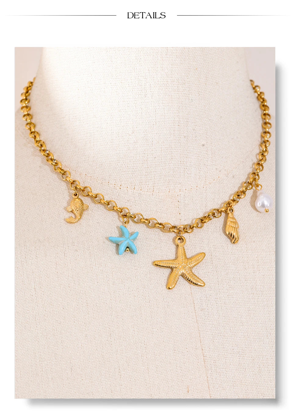 Ocean Treasure Charm Necklace