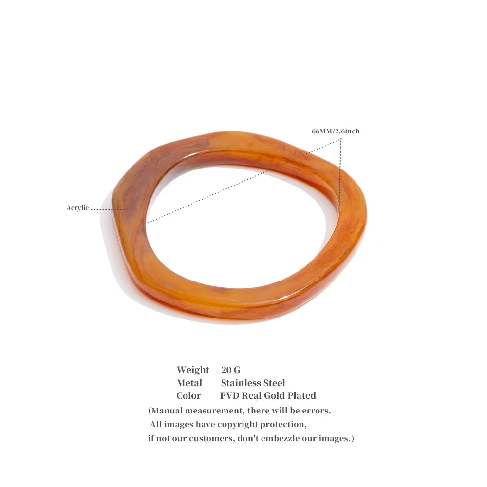 Color Pop Resin Bangle