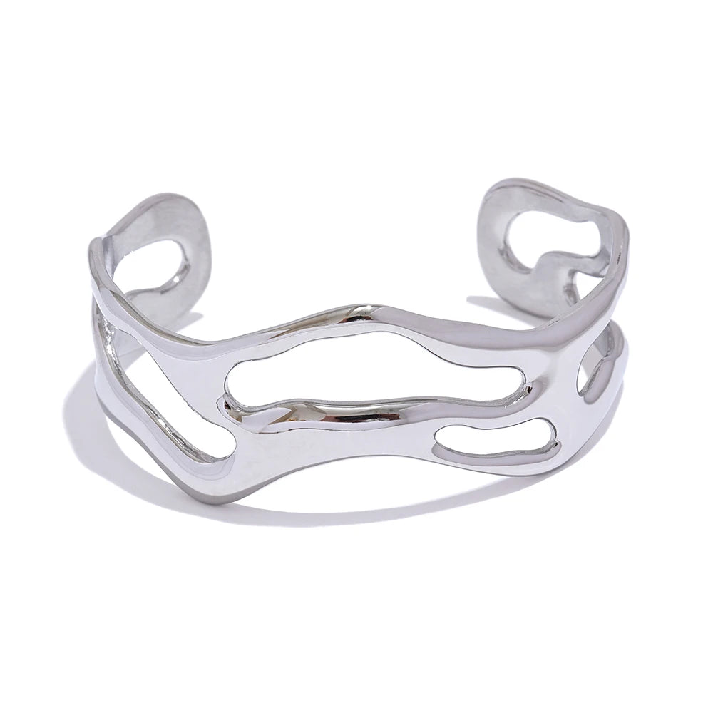 Trendy Geometric Cuff Bracelet