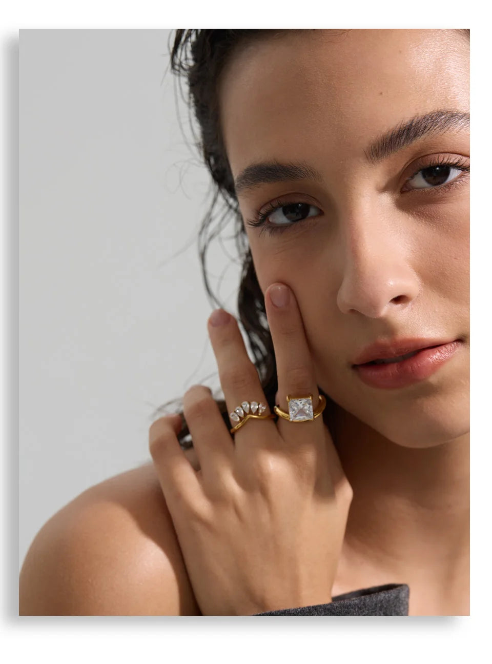 Crown Crystal Ring