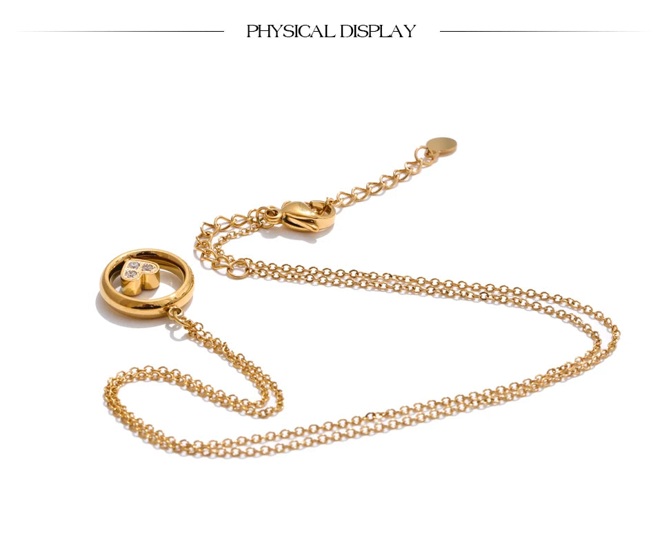 Mini Stone Pendant Necklace