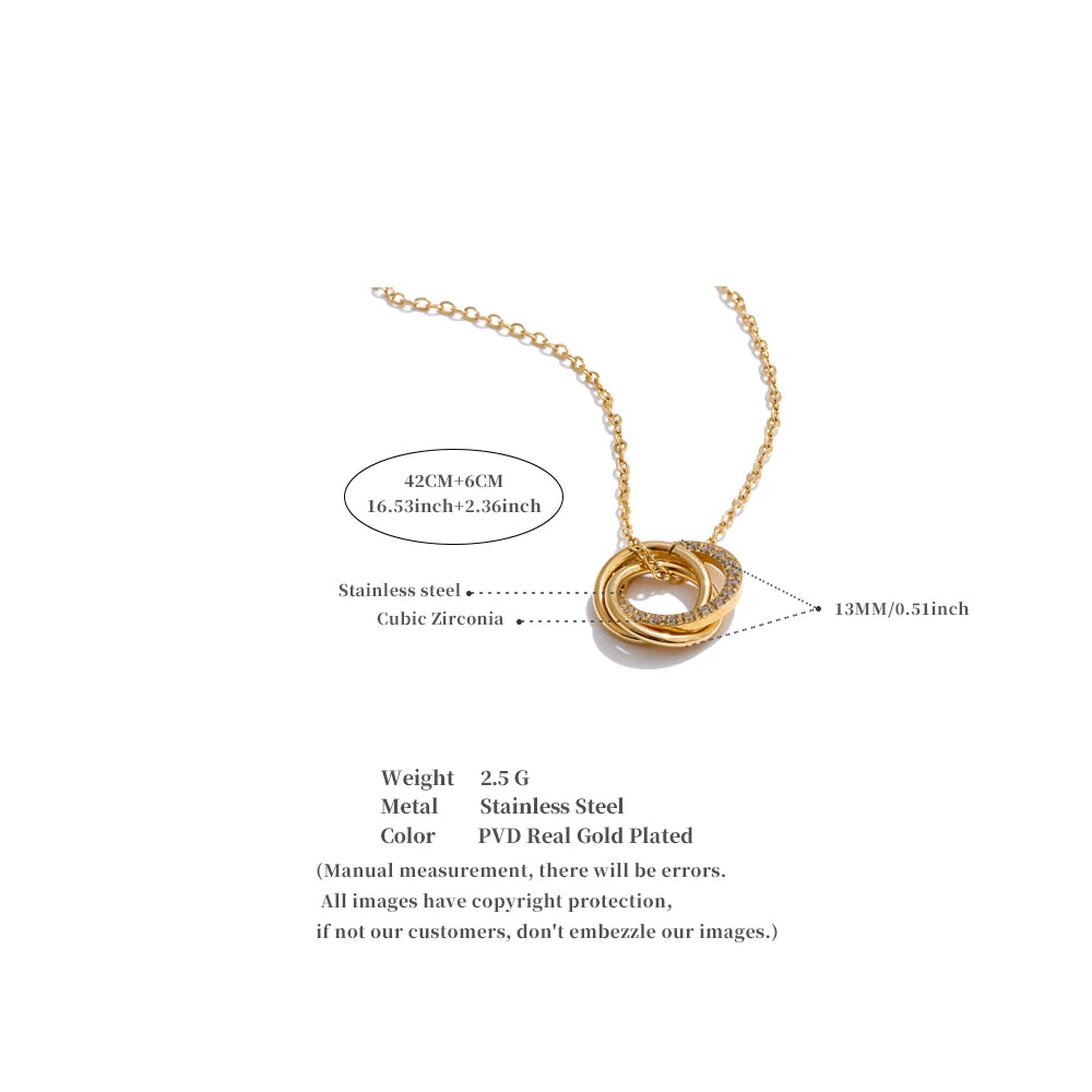 Interlocking Circle Pendant