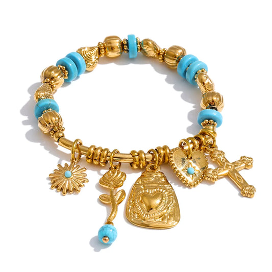 Ocean Blessing Charm Bracelet