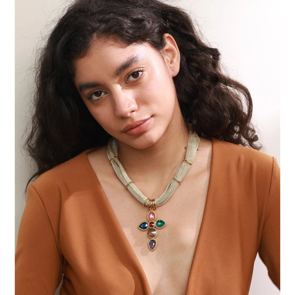 Sacred Gem Statement Necklace