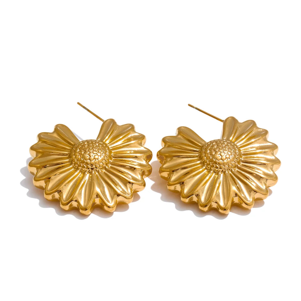 Flower Stainless Hoops