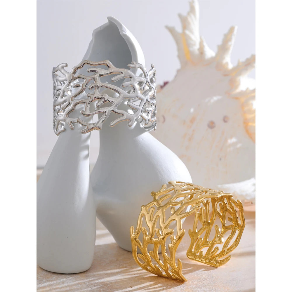 Golden Reef Cuff Bracelet