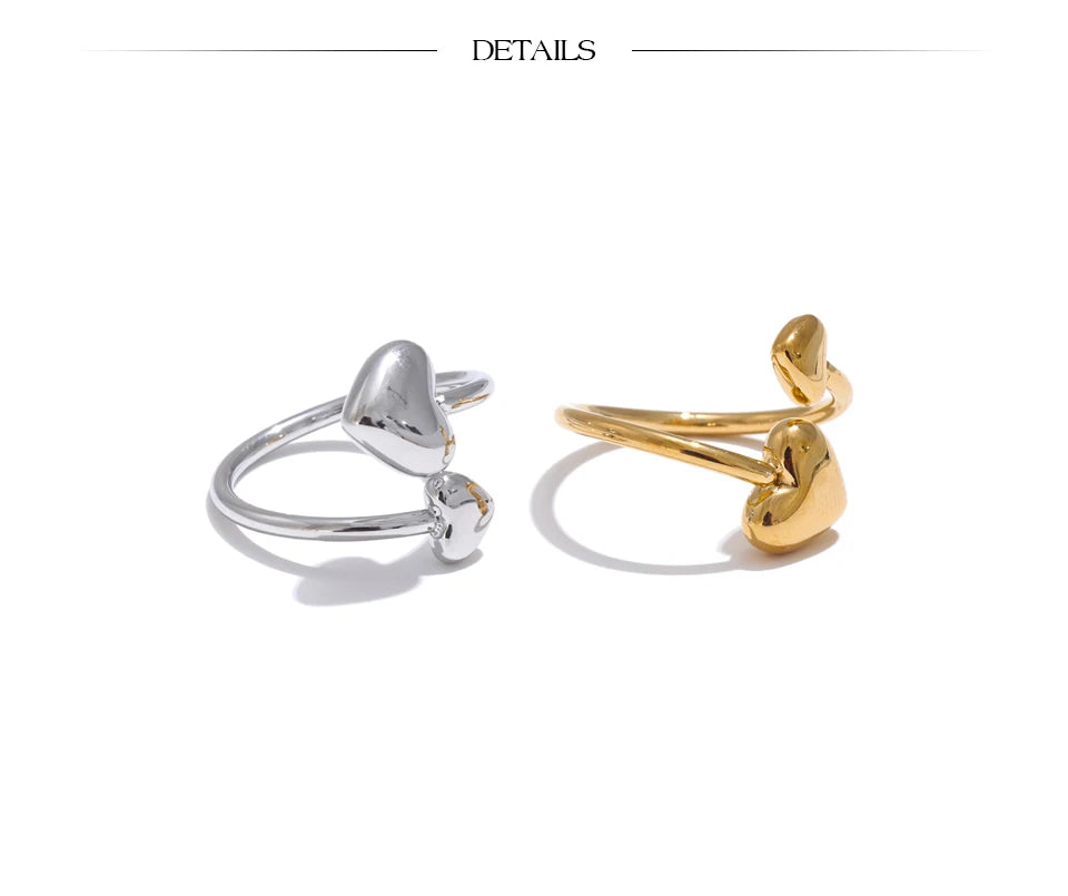 Sculpted Heart Ring