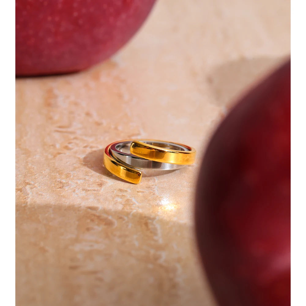 Dual-Tone Open Ring