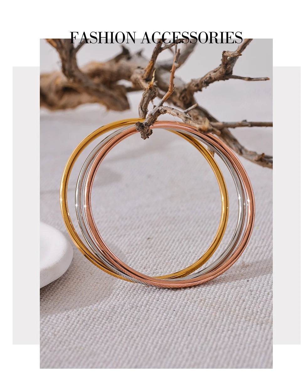 Rose Gold Slim Bangle