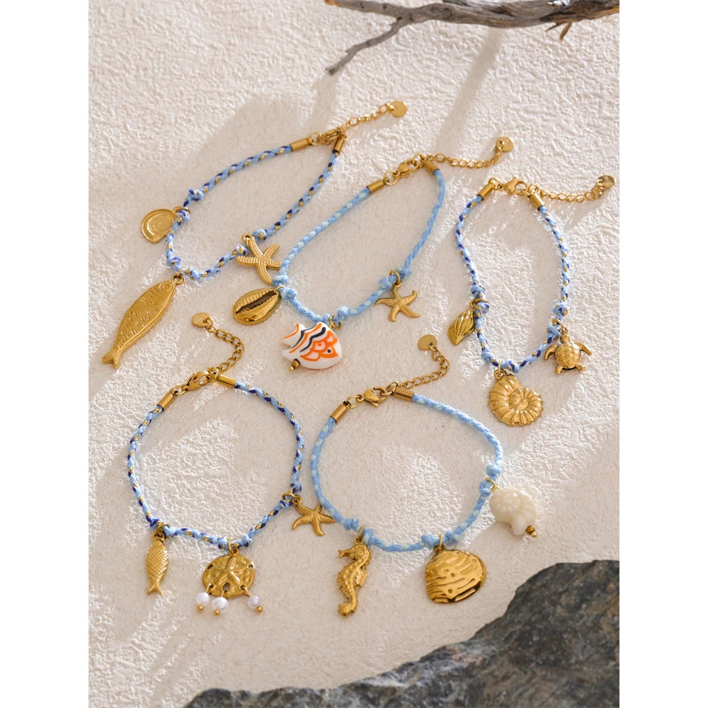 Celestial Charm Bracelet Set