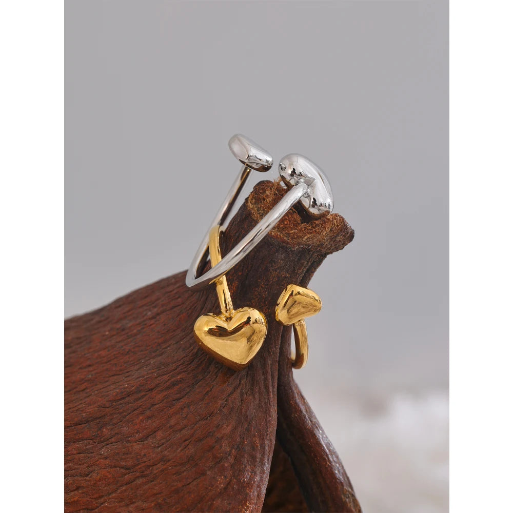 Sculpted Heart Ring