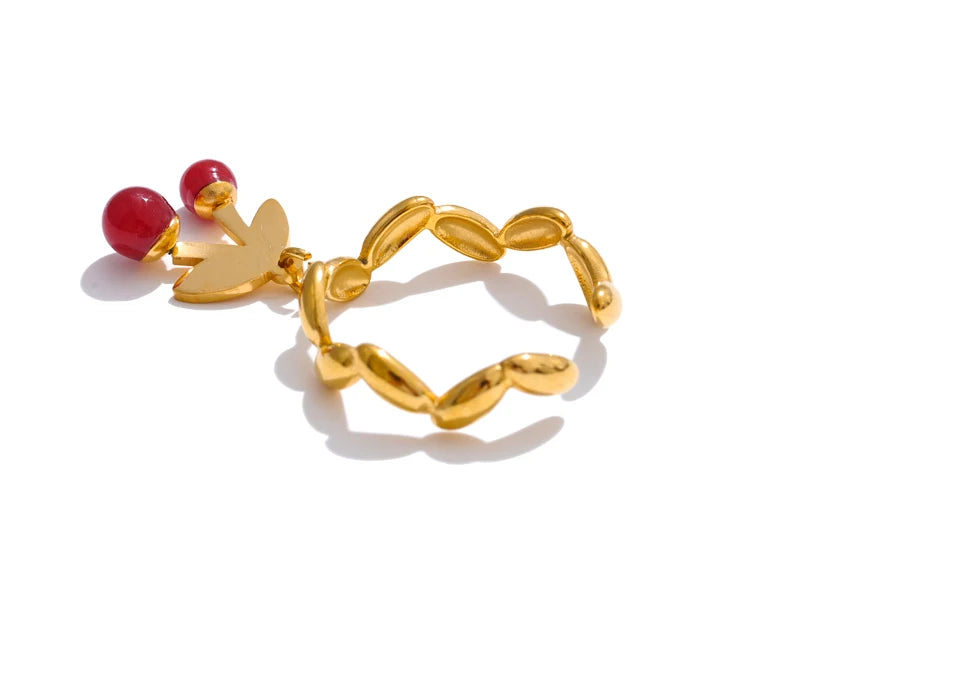 Cherry Charm Ring