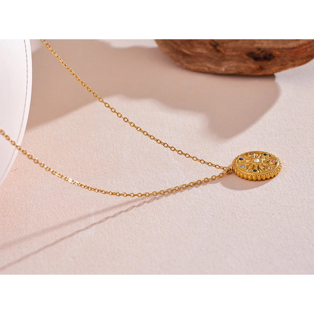 Celestial Medallion Necklace