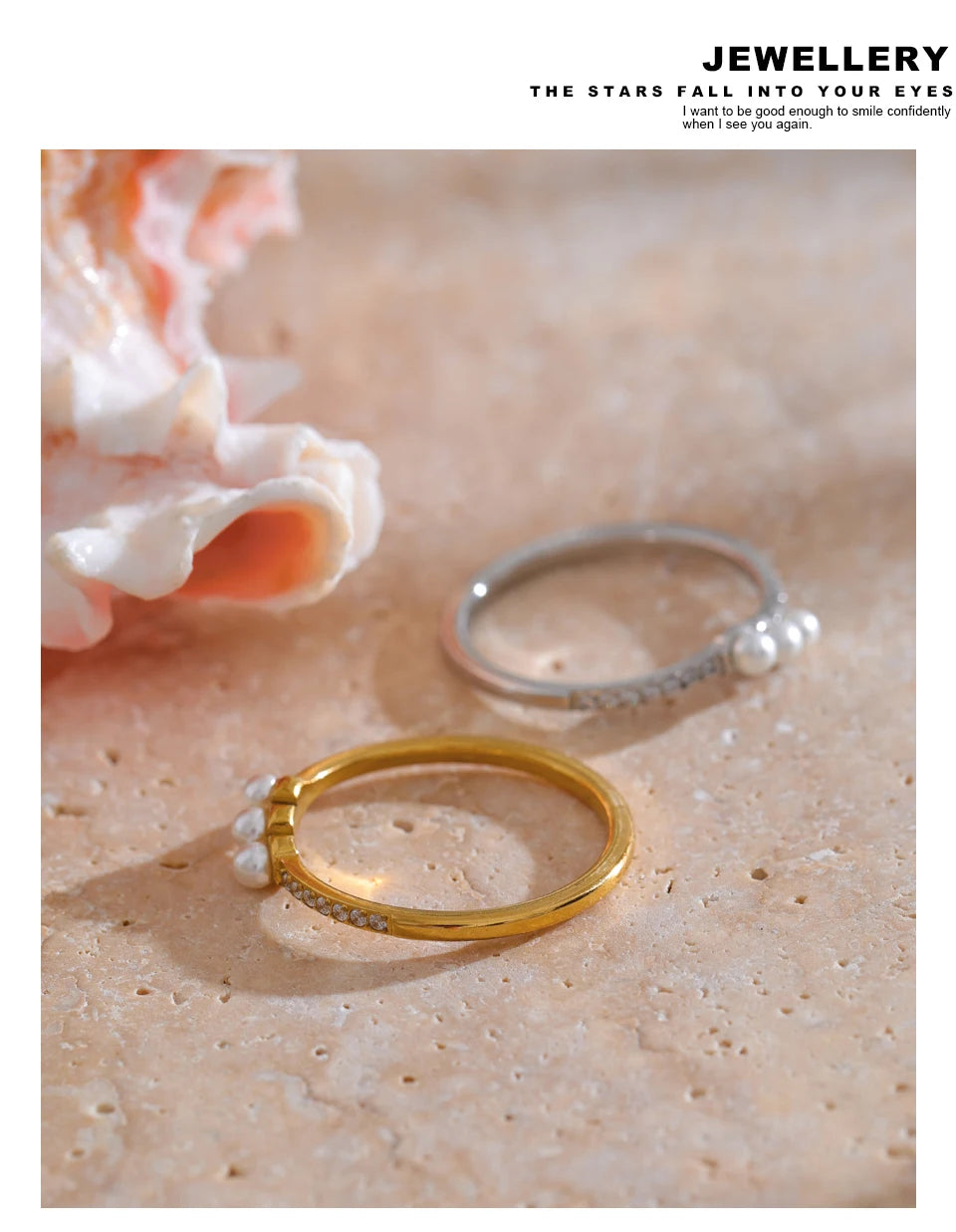 Pearl Crystal Ring