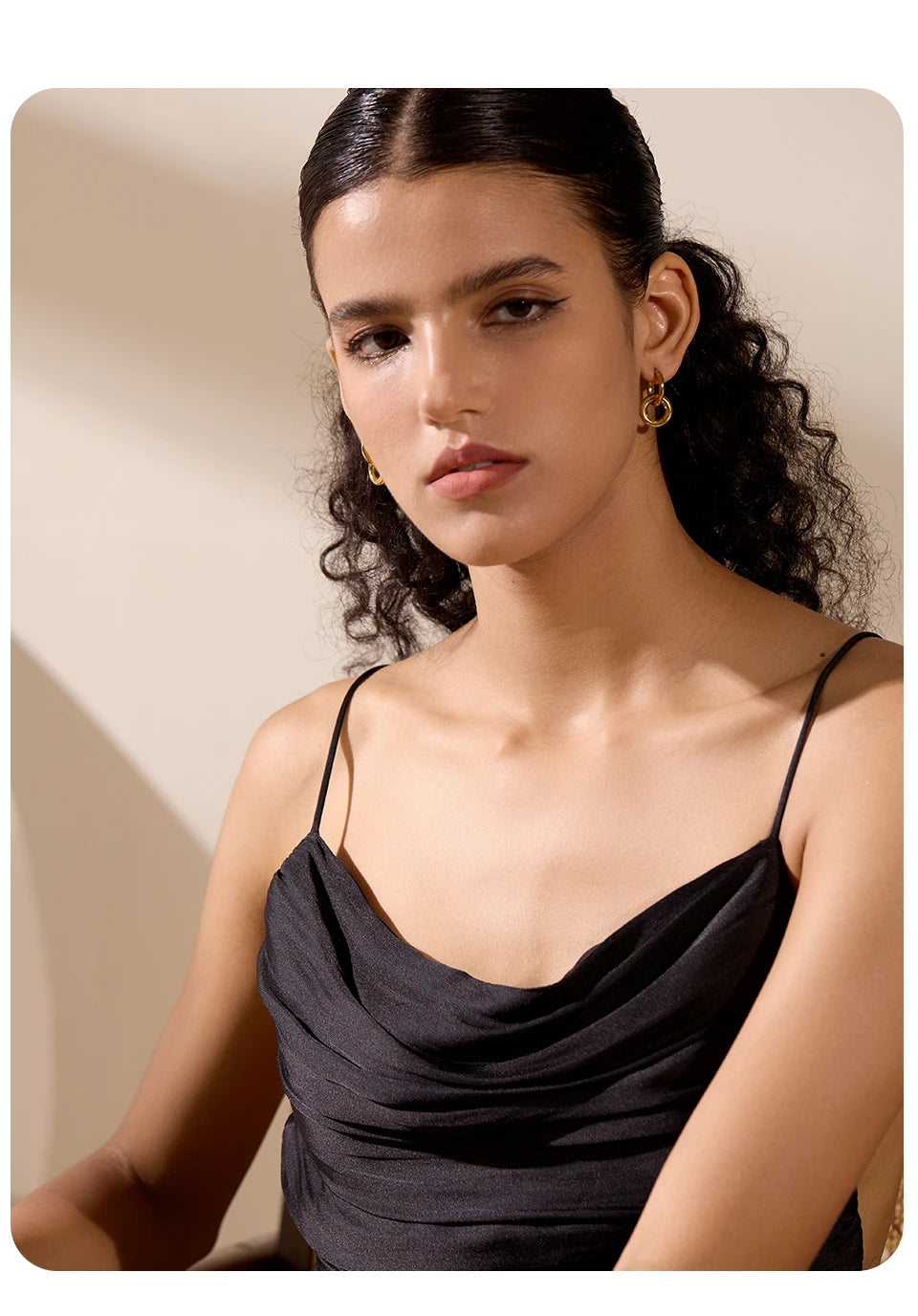 Double-Link Drop Earrings