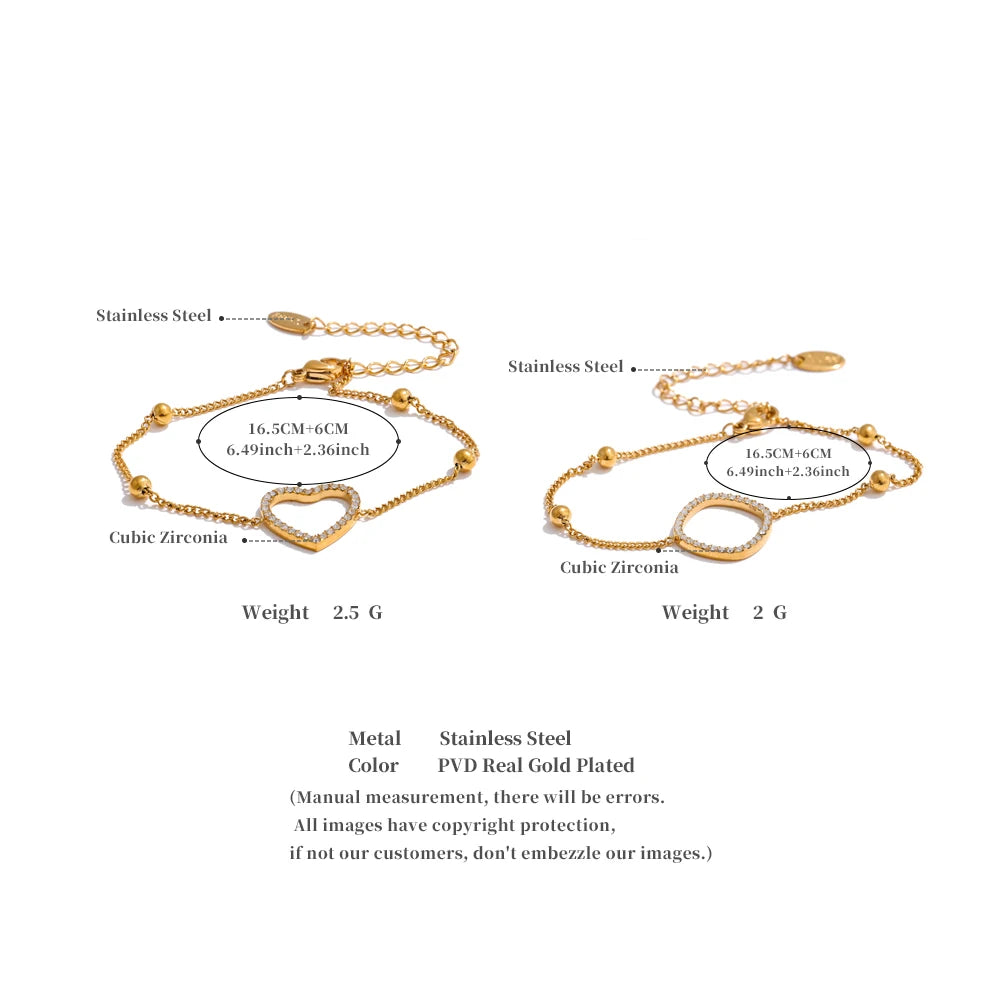 Twin Hearts Bracelet