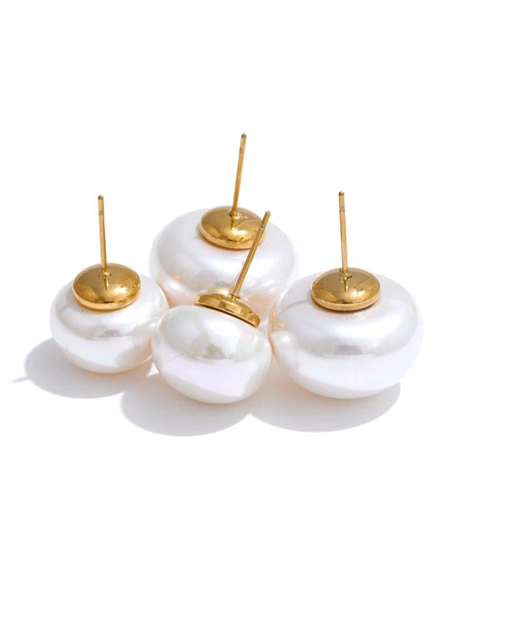 Lustrous Pearl Studs