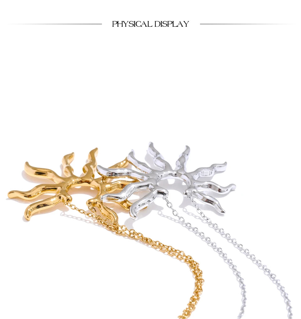 Sun Pendant Necklace