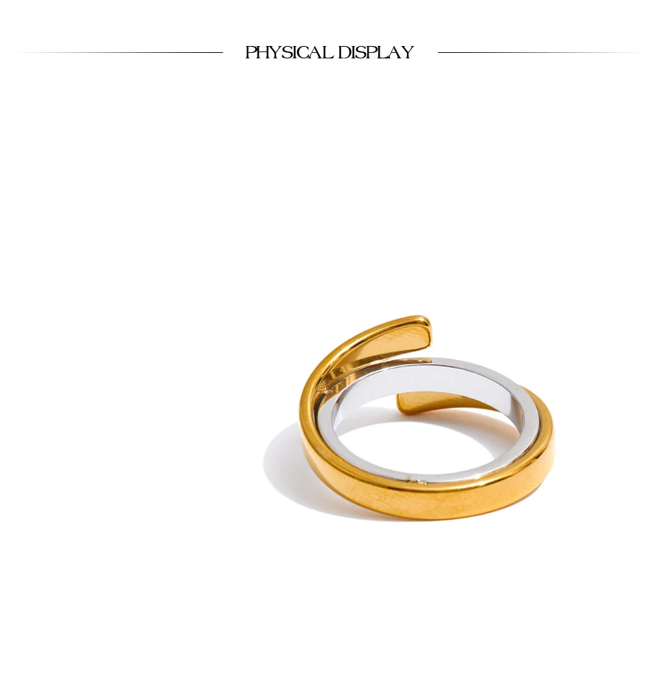 Dual-Tone Open Ring