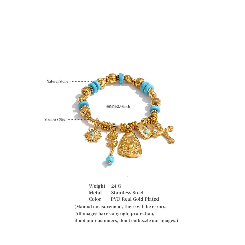 Ocean Blessing Charm Bracelet