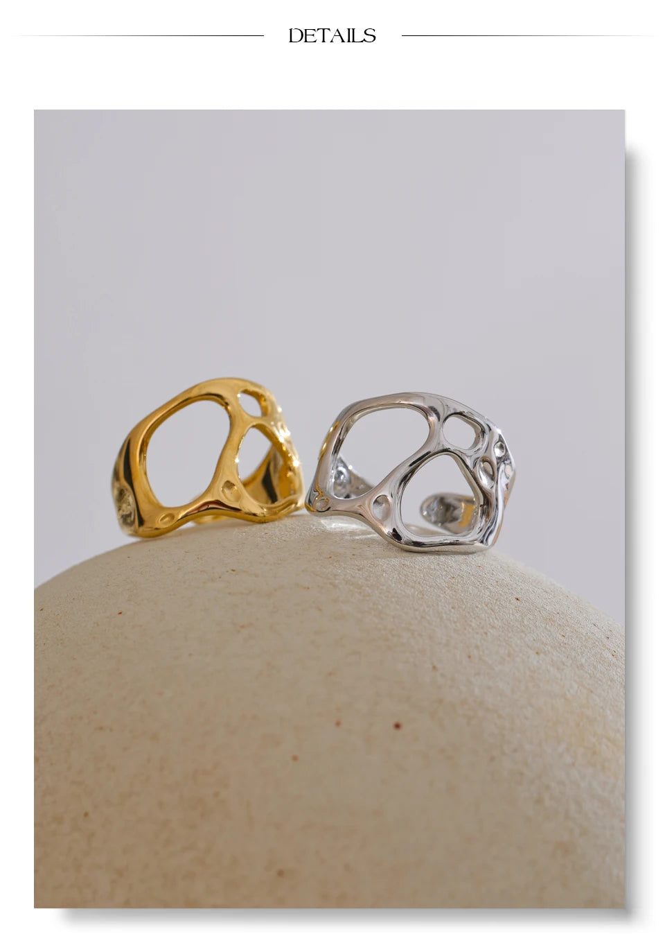 Organic Open Gold Ring