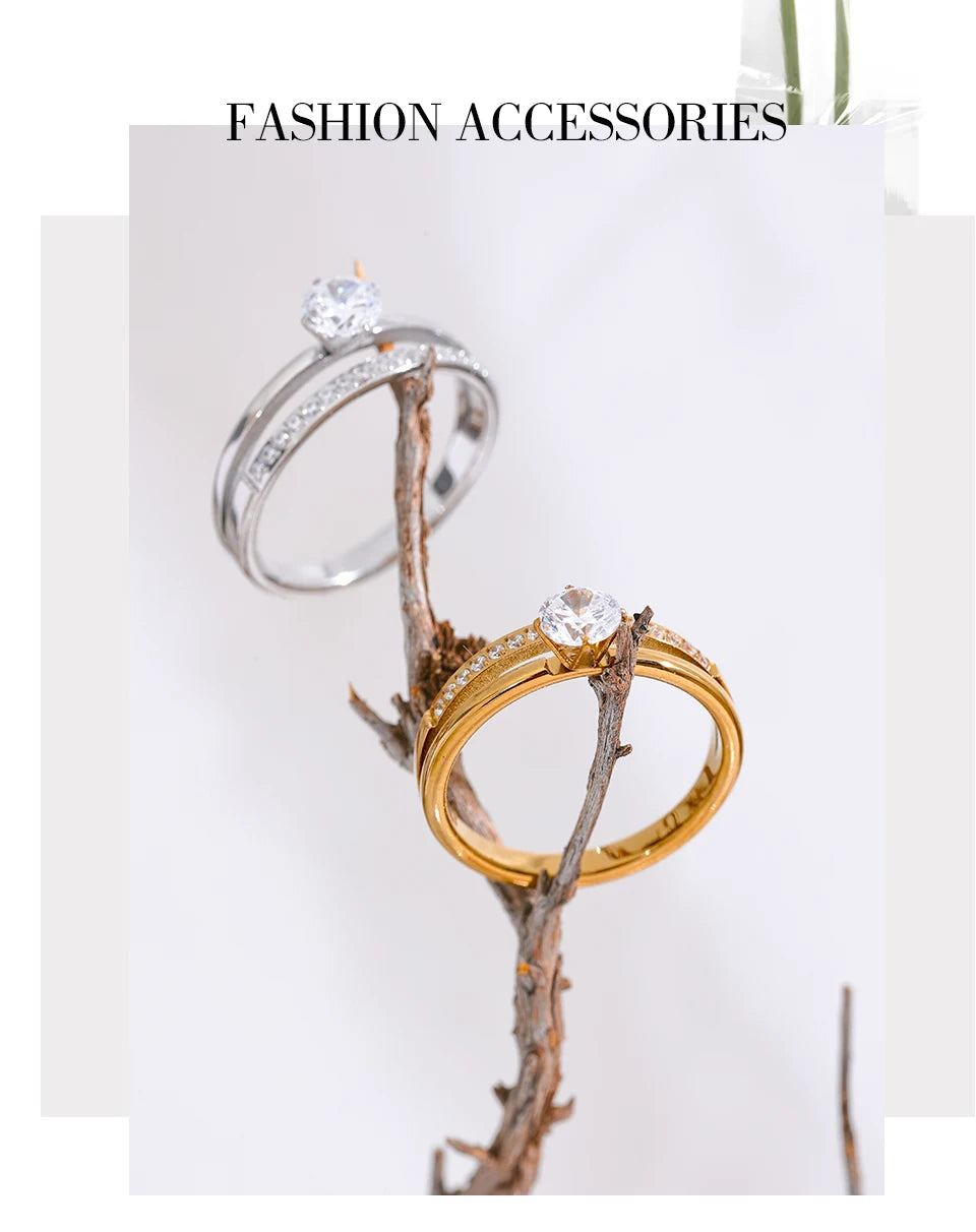 Eternal Shine Solitaire Ring